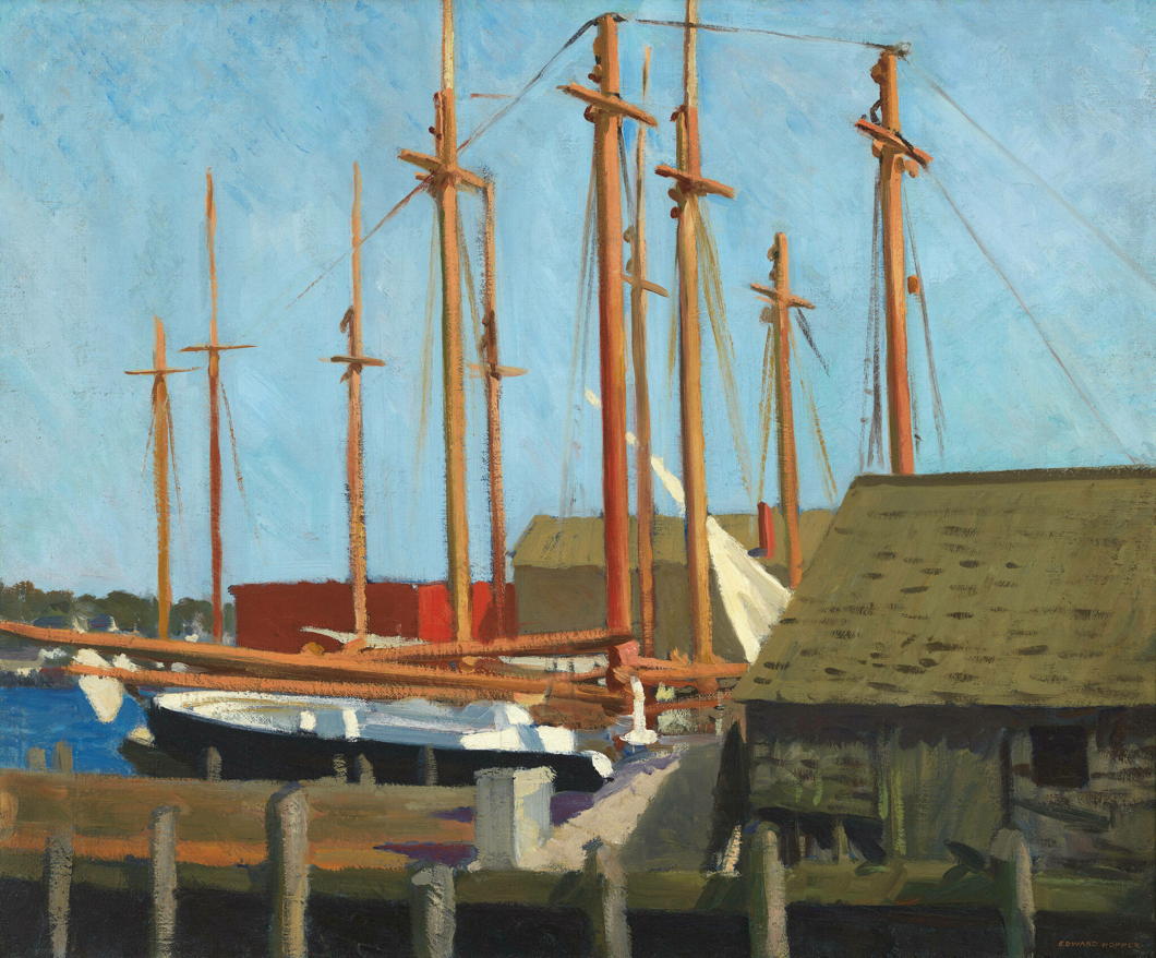 Edward Hopper, ‘Tall Masts’ (1912)