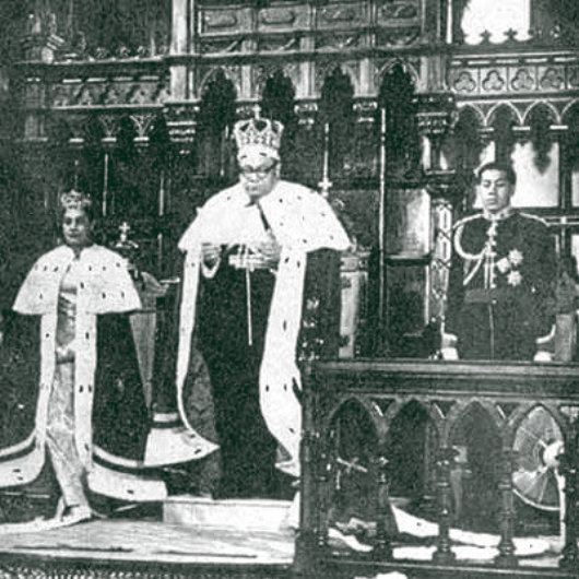 The 1967 coronation of the late King George IV of Tonga took place in the